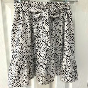 Black and White Shein Skirt, Youth 11/12